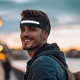 thumbnail image 3 of Luz De La Diadema LED Recargable, Sudor Absorbe El Frente De La Frente Iluminada De La Banda De Sudor Para Correr, La Condición Física Y Las Actividades Al Aire Libre, 3 of 7