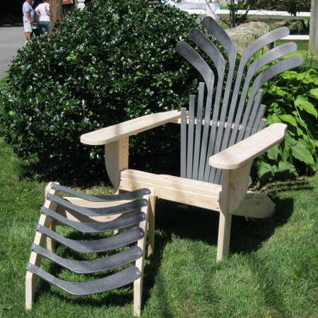 Skichair Hockey Stick Chair And Ottoman