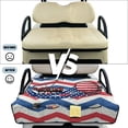 thumbnail image 6 of Yuyamidu American Flag Golf Cart Seat Covers Golf Ball Golf Cart Seat Towel Blanket with Pockets Universal Accessories Keep Seat Comfortable and Clean, 6 of 8