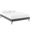 thumbnail image 3 of Modway Helen Fabric Upholstered King Platform Bed in Light Gray, 3 of 20