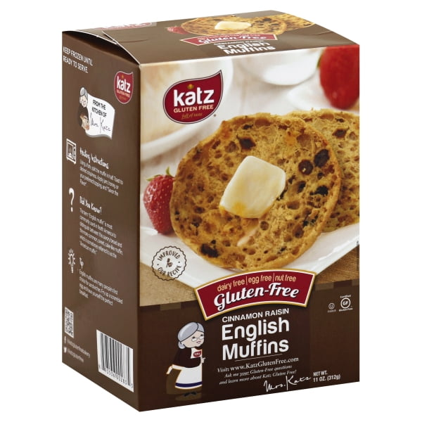 Katz Gluten-free Cinnamon Raisin English Muffins (2 Pack ...