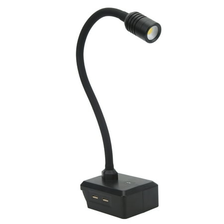 

LED Work Light 3 Lighting Modes 14.4V-20V ABS Gooseneck Lamp For Camping