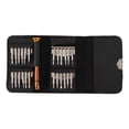 thumbnail image 1 of WORGEOUS 13 en 1 Juego de destornilladores de precisión Kit de herramientas de reparación electrónica con bolsa de cuero para tableta iPhone Gafas Xbox Celular reloj de PC, 1 of 8