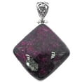 thumbnail image 3 of Russian Eudialyte 925 Sterling Silver Pendant, 1 3/4, 3 of 3