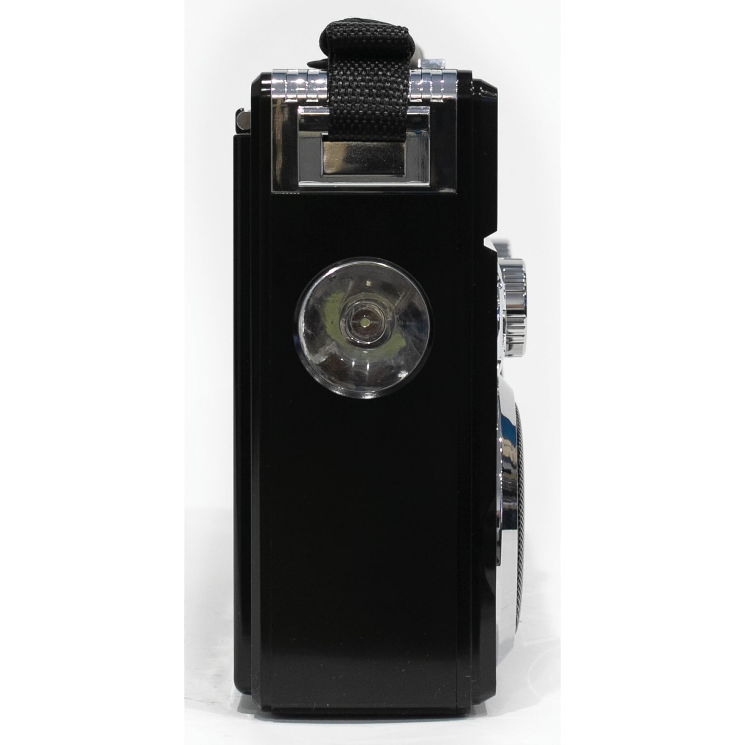 Dolphin SP-411BT Retro Bluetooth Radio with AM/FM/SW, Rechargeable Battery, USB, SD, AUX, Telescoping Antenna, Leather Handle–Speaker with Vintage Design, Black