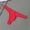 c01Red, variant on Men's Thong Bulge Pouch Underwear Stretchy T-back Hipster G-string Breathable Low Waist Sports Briefs Pants Red XXL