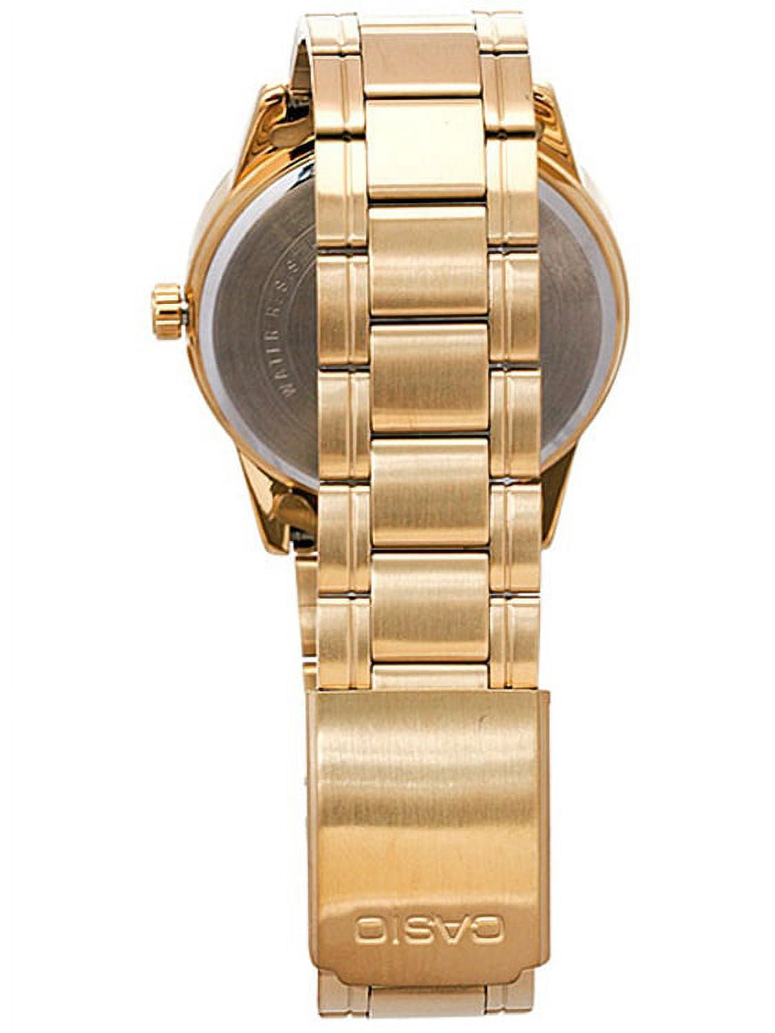 Casio Women's LTPV001G-9B Gold Stainless Steel Metal Japanese Quartz Fashion Analog Watch