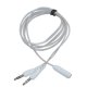 thumbnail image 2 of Twowood auricular 3,5 mm Auriculares estéreo Micrófono Splitter Macho a hembra Adaptador de audio Cable, 2 of 6
