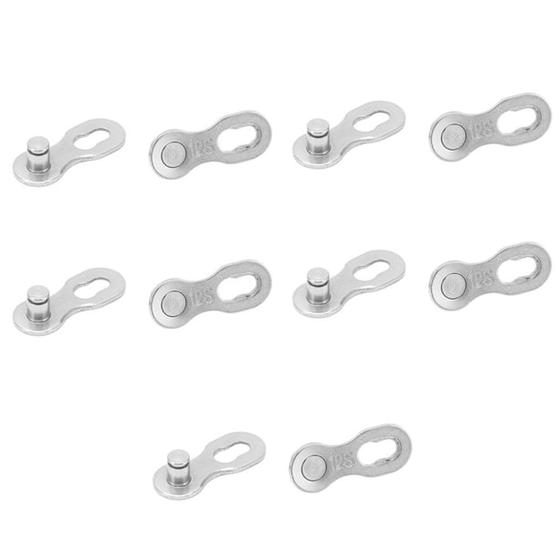 5 Pares de Cadenas de Eslabones Faltantes para Ciclo, Accesorios de Ciclismo de Eslabones de Cadena Rápidos de Acero Ligero y Resistente