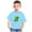 Blue, variant on Wavsuf Kids T-Shirts for Boys Summer Printed Crew Neck Casual Black Shirts Size 5-6 Years
