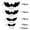 B, variant on Halloween Creatives Hollowed-out Bats Decoration-Black Three-dimensional Bats Wall Stickers Refrigerator Stickers A Variety Of Styles To Choose From