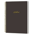 thumbnail image 1 of Harpily Notebook Journal Double Coil Planner A5 Work Schedule Notebook Multi Functional Notebook for Various Occasions Suitable for Work Study Travel and Daily Records One Size Black, 1 of 5