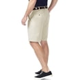 thumbnail image 3 of Haggar Mens Cool 18 Straight Fit Flat Front Shorts 56 String Classic, 3 of 4