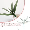 thumbnail image 4 of Monstrate Paquete de 2 hojas artificiales exquisitas decoraciones de habitación Phalaenopsis plantas verdes área de espera calcomanía de Kits de decoración para fiestas TYPE1, 4 of 6