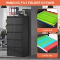 thumbnail image 4 of 5 Drawer File Cabinet,Metal Filing Cabinets for Home Office,Vertical File Cabinet with Lock,Heavy Duty Metal Storage Cabinet for A4/Letter/Legal Size Files,Assembly Required, 4 of 13