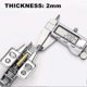 thumbnail image 4 of unique Set Of 2 Kitchen Cabinet Door Hinges With Screws And Integrated Soft Close Mechanism (easy To Install And Detachable), 4 of 5
