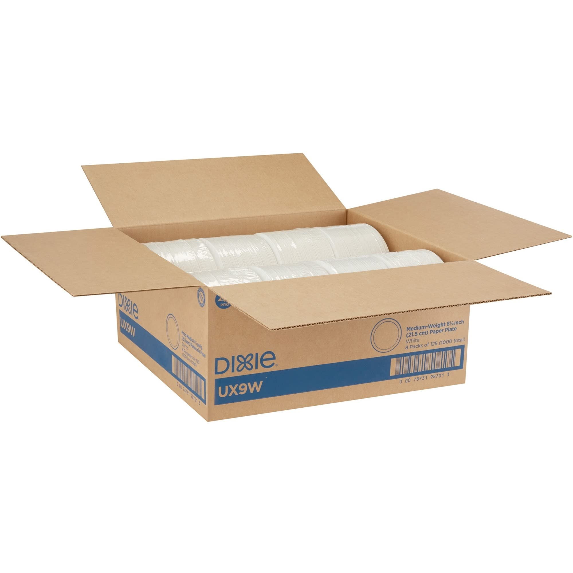 Dixie, DXEUX9WSCT, Pathways Everyday Paper Plates, 500 / Carton, White