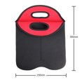 thumbnail image 3 of Portabotellas De Vino Portabotellas De Vino Camping Enfriador de botellas de vino Soporte de manga protectora de botella doble de neopreno (rojo), 3 of 4
