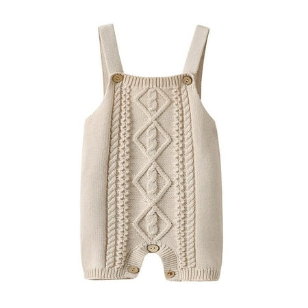 

EHQJNJ Bow Christmas Pajamas Baby Knit Romper Overalls Clothing Unisex Cute 1Pc Jumpsuit Outfit Clothes Outfits Baby Footie Pajama 0-3 Months