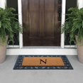 thumbnail image 5 of A1HC Natural Rubber & Coir 24x36 Monogrammed Doormat For Front Door, Anti-Shed Treated Durable Doormat for Outdoor Entrance, Heavy Duty, Low Profile, Easy to Clean, Long Lasting Front Porch Entry Rug, 5 of 7