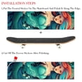 thumbnail image 2 of Mermaid Emery Skateboard Stickers Pack of Two - Durable PVC Backing - Large Size 8.8x32.6in/22.4x83 cm - Skateboard Accessories, 2 of 5