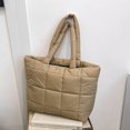 thumbnail image 2 of Bolso Puffer Satchel Bandolera para Mujer Color Sólido Nylon, 2 of 9