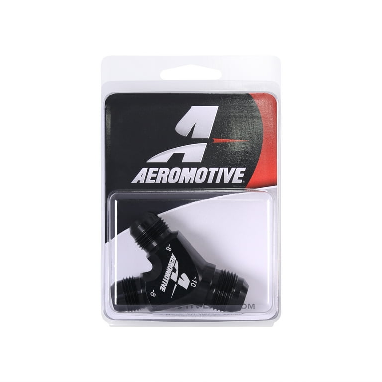 Aeromotive Y-Block Fitting 12an to 2 x -10an Aeromotive Y-Block Fitting 12an to 2 x -10an