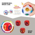 thumbnail image 3 of Set Fidget Toy SweFuncy, paquete de 10 unidades, Magic Cube Infinity Pad, 3 of 6