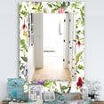 thumbnail image 2 of DESIGN ART Designart 'Pink Blossom 49' Traditional Mirror - Printed Wall Mirror 27.6 in. wide x 39.4 in. high, 2 of 5