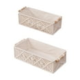thumbnail image 3 of Organizador de gabinete de canasta de almacenamiento de MacRame Organizador hecho a mano Contenedor de bandeja decorativa para la sala de estar de la, 3 of 9