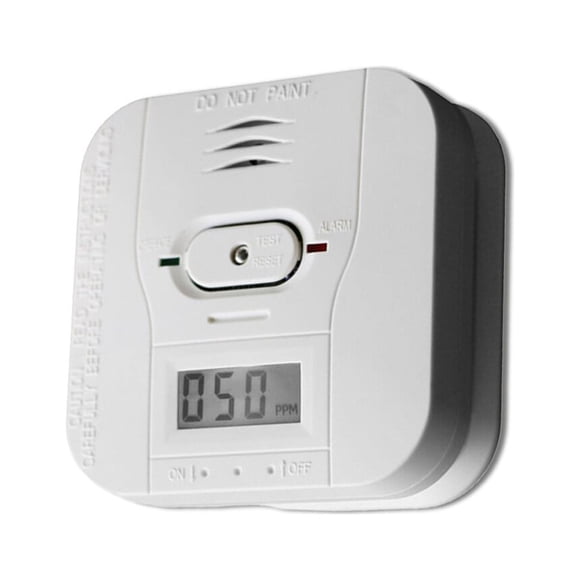Bewildely Alarma inalámbrica Pantalla digital 3 en 1 Detector de dormitorio Detección de seguridad Sensor con pilas Centro comercial para el Electrodomésticos