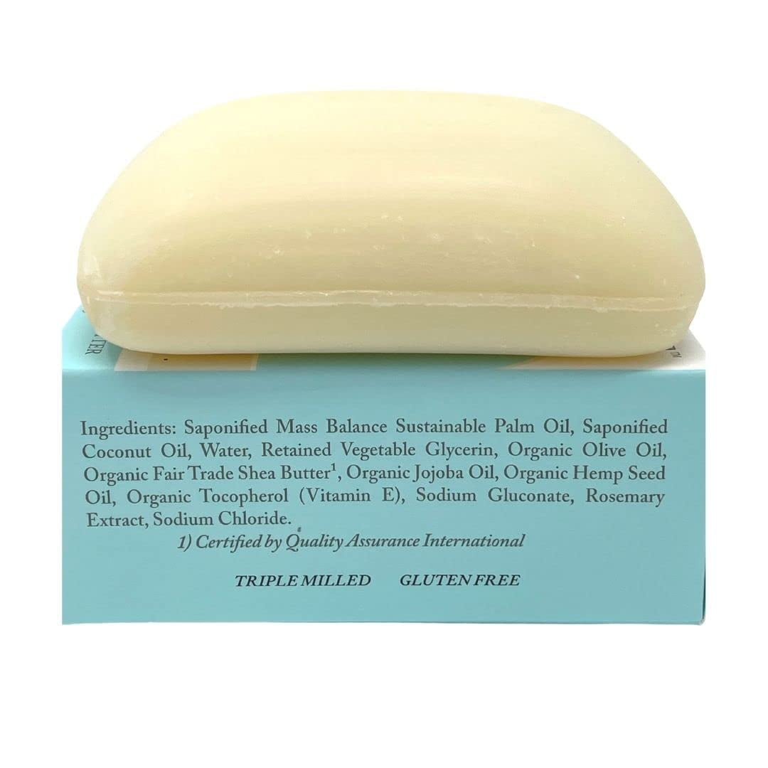 Dr. Woods Unscented Baby Mild Bar Soap with Organic Shea Butter, 5.25 oz (Pack of 3)…
