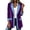 Purple-velvet, variant on Women Lapel Corduroy Jacket Long Sleeve Open Front Loose Casual Coat with Pockets, Warm Outerwear for Autumn Winter Daily Wear White