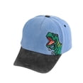 thumbnail image 2 of Kids Washed Baseball Cap Comfortable and Lightweight Blue Baseball Cap Soft Birthday Boy Hat 2-8 Years, 2 of 4