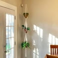 thumbnail image 2 of WUTYU Macrame Plant Hangers Jute het Plant Indoor Boho Hanger Large Hanging Wall Plants for all House Plants Flowers Herbs, 2 of 7