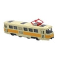 thumbnail image 3 of Autobús de juguete de aleación fundida a presión, colección a escala 1:90, modelo de juguete decorativo, coche de juguete extraíble. Amarillo, 3 of 9