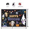 thumbnail image 2 of Fondo de fiesta de feliz cumpleaños de Halloween de 7 x 5 pies, fondo de Buddy Cute Boob para niños y niñas, decoración de mesa de pastel de calabaza de noche de otoño, pancartas, suministros de fotografía para fotomatón Sailing Electrónica, 2 of 4
