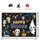 thumbnail image 2 of Fondo de fiesta de feliz cumpleaños de Halloween de 7 x 5 pies, fondo de Buddy Cute Boob para niños y niñas, decoración de mesa de pastel de calabaza de noche de otoño, pancartas, suministros de fotografía para fotomatón Sailing Electrónica, 2 of 4