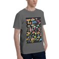 thumbnail image 2 of Bingfone Bright Mushrooms Men'S Loose Fit Short-Sleeve Pocket T-Shirt, 2 of 7