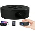 thumbnail image 1 of LNGOOR Mini Projector Portable Movie Projector 1080P Support  Outdoor Projector For Home Theater Movie Phone Projector, 1 of 9