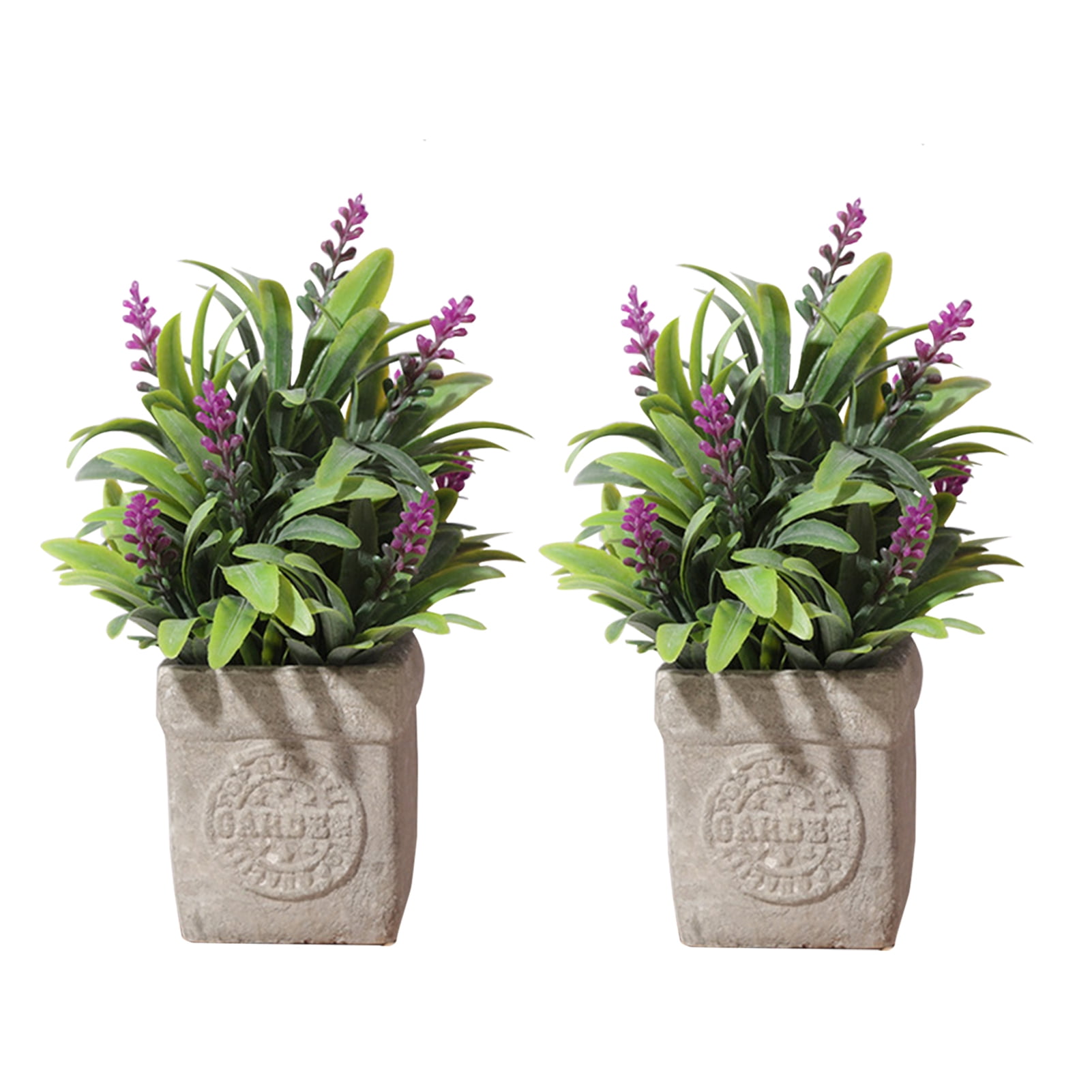 6pcs Artificial Plants Purple Lavender Simulation Greenery Bushes Wedding Decor 