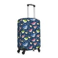 thumbnail image 3 of Kdxio Colorful Cartoon Shark Pattern Luggage Cover for Travel,Elastic and Durable,Fits 18-32 Inch,-No luggage included, 3 of 8