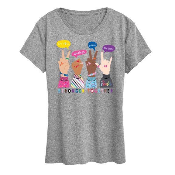 Barbie - Pride Stronger Together - Women's Short Sleeve Graphic T-Shirt