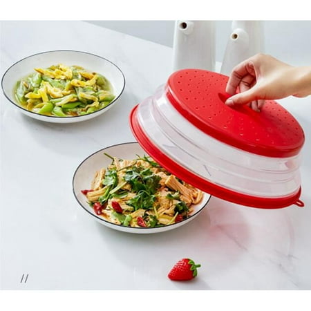 

Collapsible Splatter Cover Trays Food Cover with