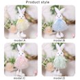 thumbnail image 6 of Easter Tutu Bunny Hanging Ornament, Soft Fabric Rabbit Pendant for Easter Tree, Window, Home & Car Decor, 6 of 7