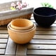 thumbnail image 4 of Wooden Bowl 2020 NUEVO,Contenedor de alimentos de mezcla redonda de madera Jar Bowl,Hogar al aire libre Cena para niños Almuerzo Tazón de cereales,Picnic Barbacoa Vajilla Vajilla, 4 of 5
