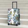 thumbnail image 2 of Lsque Flowers and Butterflies Printed Luggage Cover, Travel Luggage Protector,Scratch and Dirt Resistant, Fits 18-32 Inch Luggage - Large, 2 of 9