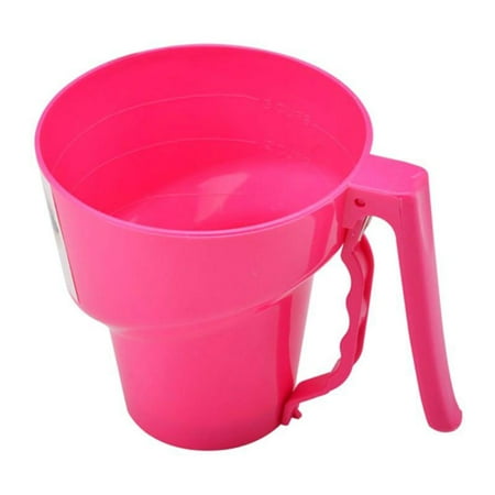 

Handheld Funnel Shaped Flour Sieve Strainer Pastry Tool Sieving Flour Sieve Cup Flour Flour Mesh Baking PastryTool