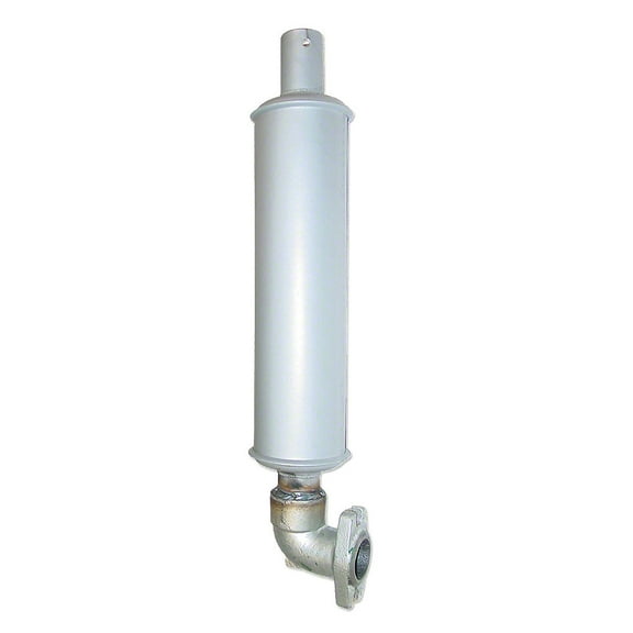 Muffler w/ Welded Elbow Fits John Deere Tractor AL2812T