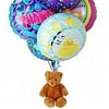 GiftTree 3025 Balloon Bouquet: 6 Mylar & Teddy - Anniversary